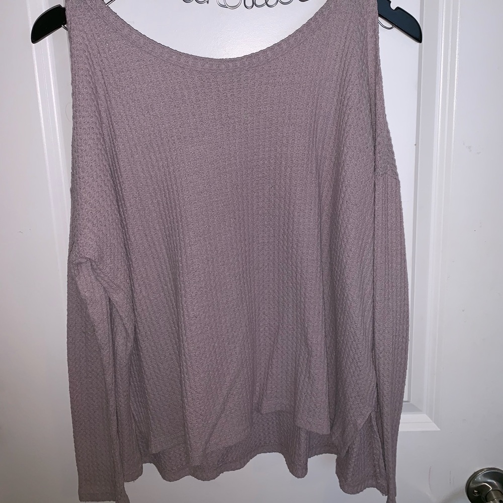 Lavender American Eagle off the shoulder sweater!!